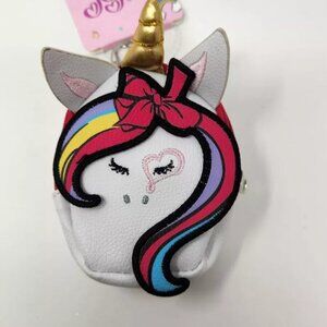 Jojo Siwa Unicorn Fashion Mini Backpack Keychain Color WHITE 4'' Nickelodeon d3